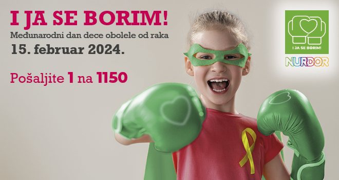 Biti heroj: Nurdor obeležava Svetski dan dece obolele od raka 15. februara