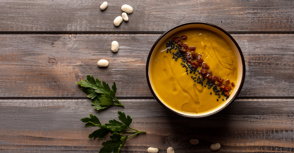 Topla i hranljiva krem čorba od pasulja