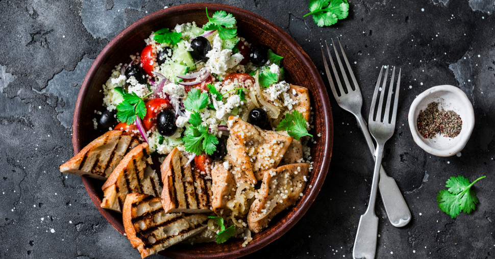 Mediteranska salata sa piletinom