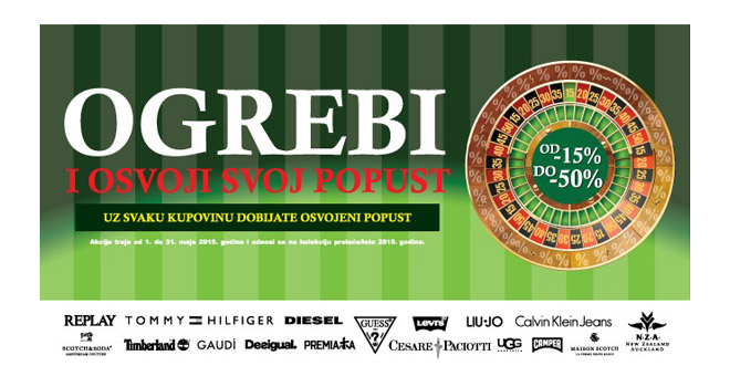 Ogrebi & osvoji svoj popust