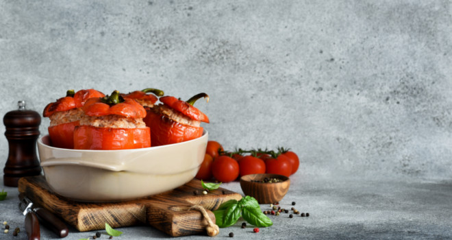 Domaće punjene paprike