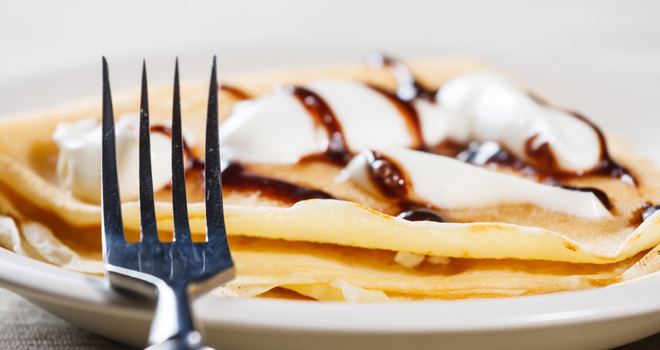 Palačinke sa čokoladom i kokosom