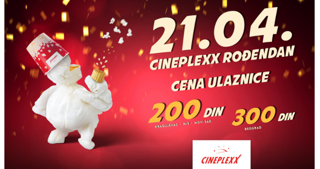 Cineplexx slavi rođendan