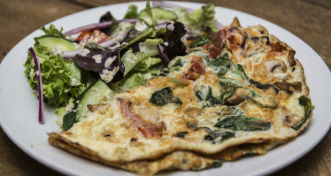 Omlet sa pečurkama i sirom