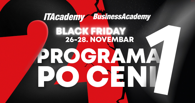 Velika Black Friday akcija na ITAcademy i BusinessAcademy