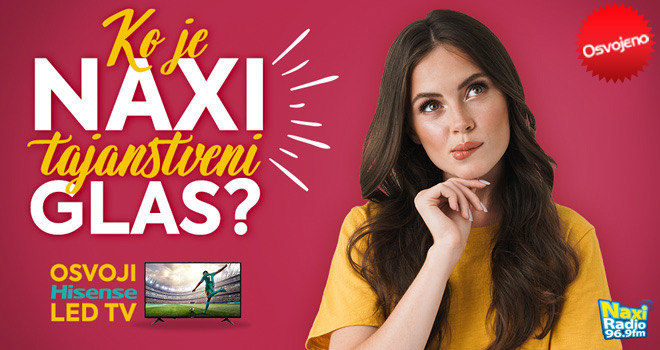 Pogodi Tajanstveni NAXI glas i osvoji Hisense LED TV
