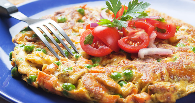 Omlet sa povrćem