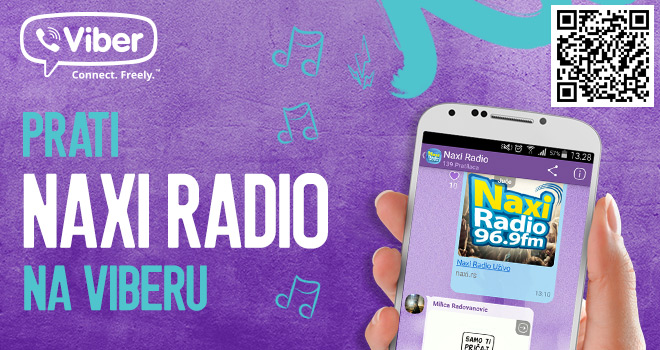 Naxi radio od sada i na Vajberu