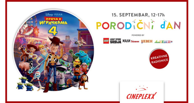 Porodični dan u Cineplexx-u uz Priču o igračkama