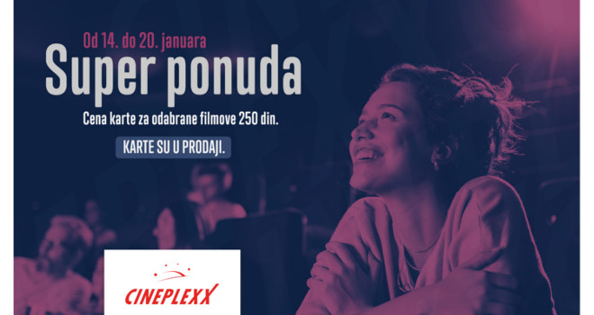 Januarski maraton odabranih hit filmova u Cineplexx bioskopima