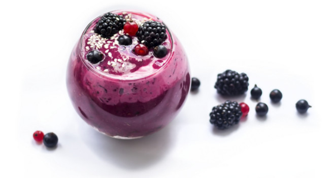 Smoothie od banana i malina