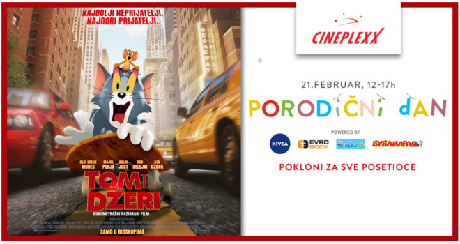 Cineplexx: Porodični vikend 21. februara