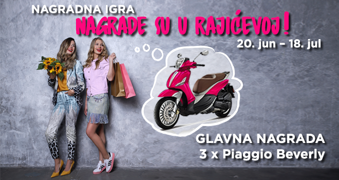 Dođi do grada jer... Nagrade su u Rajićevoj!