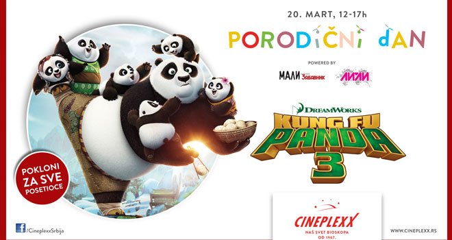 Porodični dan uz Kung fu Pandu