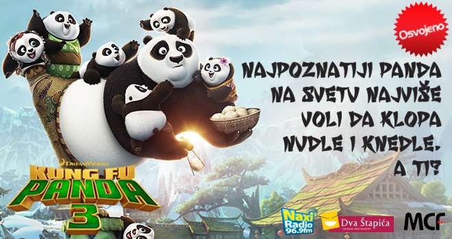 Najpoznatiji panda na svetu najviše voli da klopa nudle i knedle. A ti?