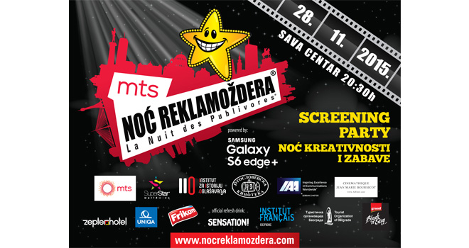 Naše reklame u svetskoj selekciji Noći Reklamoždera