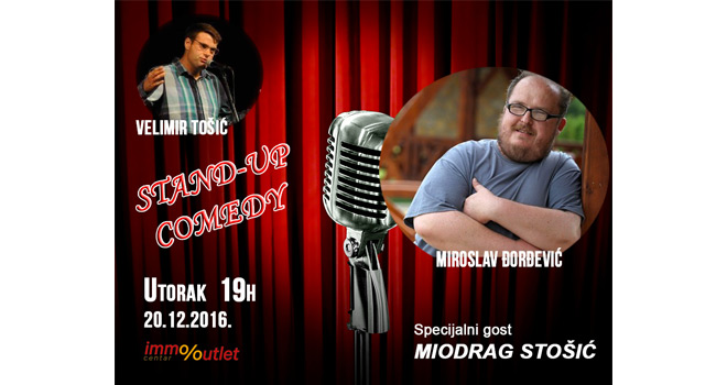 Stand-up veče u IMMO Outlet Centru