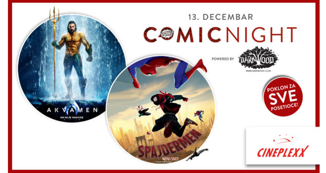 Comic night u Cineplexx bioskopima
