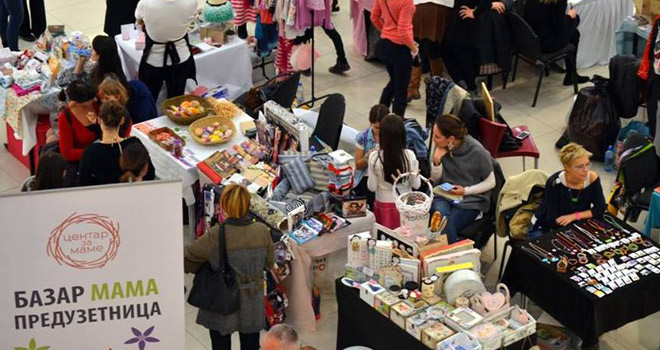 U subotu šesti Bazar mama preduzetnica