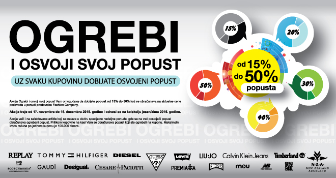 Ogrebi & osvoji svoj popust