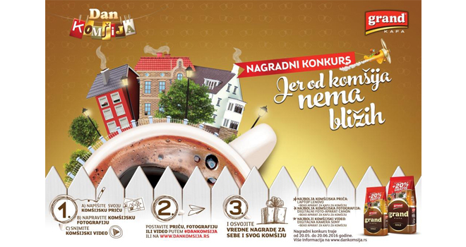 Nagradni konkurs Grand kafe u slavu komšiluka