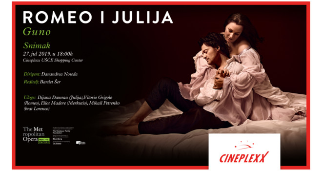 Opera Romeo i Julija u u bioskopu Cineplexx