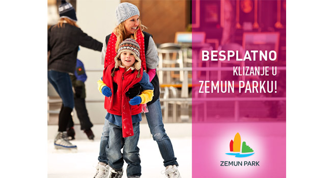 Besplatno klizanje u Zemun Parku
