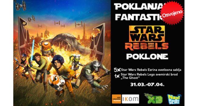 Prati crtani Star Wars Rebels i osvoji Disney fantastične poklone