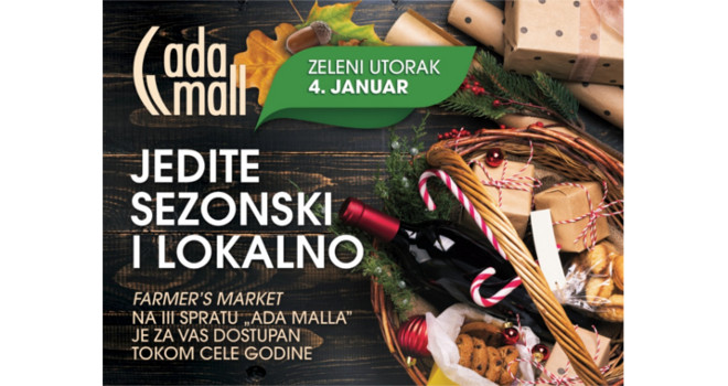 Prvi Zeleni utorak Ada Mall-u u 2022. godini: Jedite sezonski i lokalno