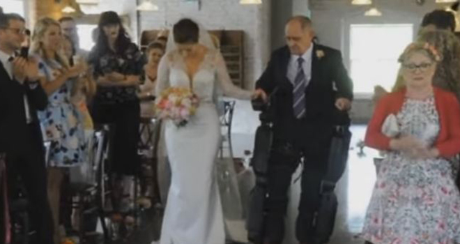 Ljubav čini čuda: Prohodao da bi odveo ćerku pred oltar