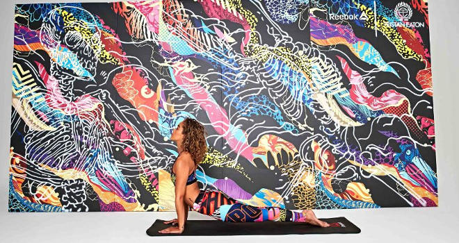 Nova Reebok joga kolekcija inspirisana delima poznatog umetnika Tristana Itona