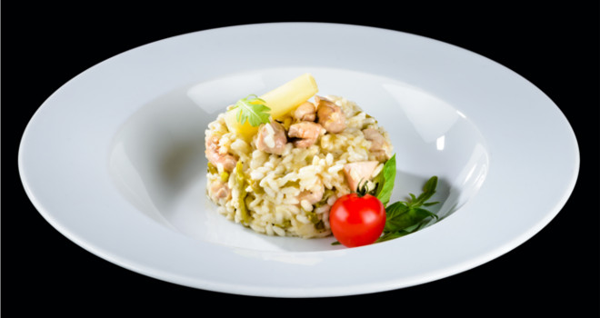 Rižoto sa tikvicama, pečurkama i parmezanom
