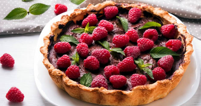 Tart od malina i čokolade