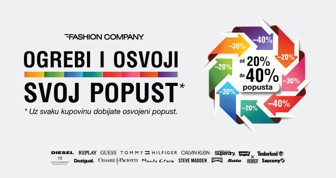 Fashion Company: Ogrebi & Osvoji popust