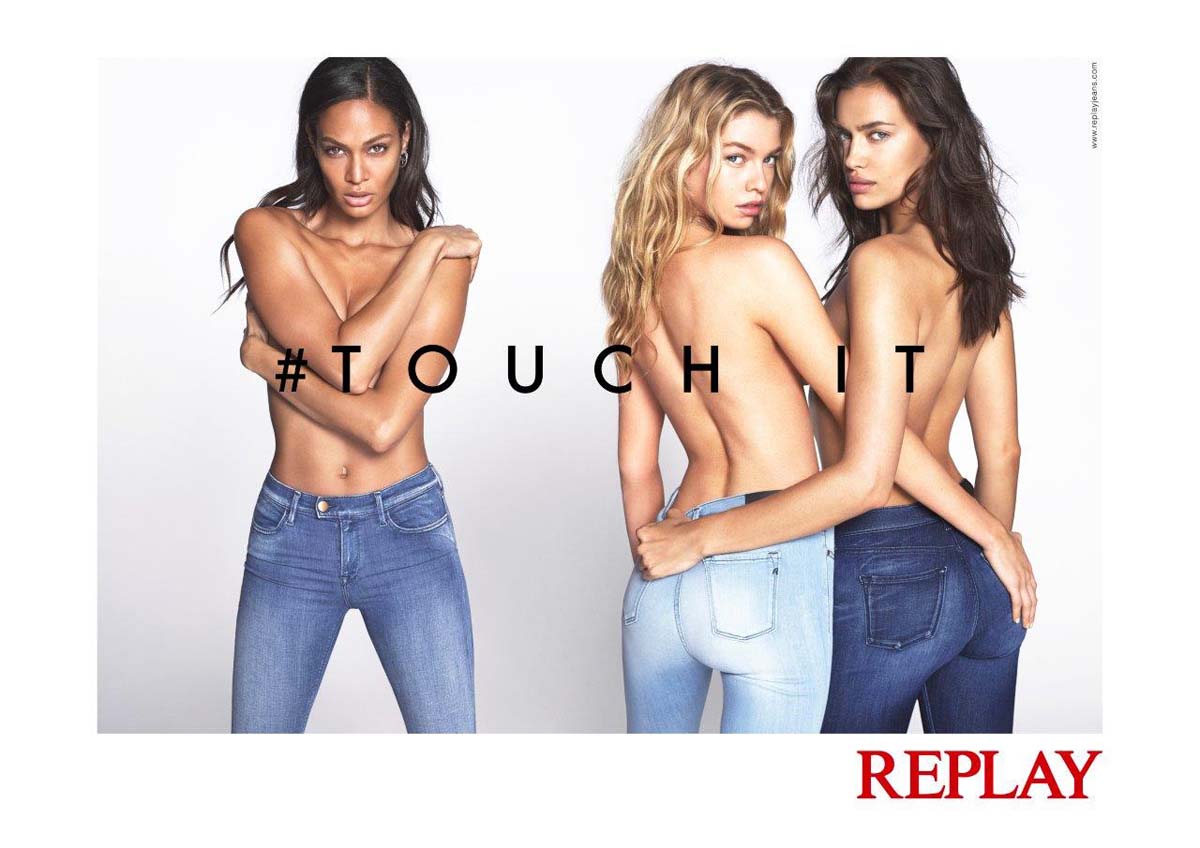 Irina Shayk, Joan Smalls i Stella MaxWell u kampanji za revolucionarni REPLAY TOUCH
