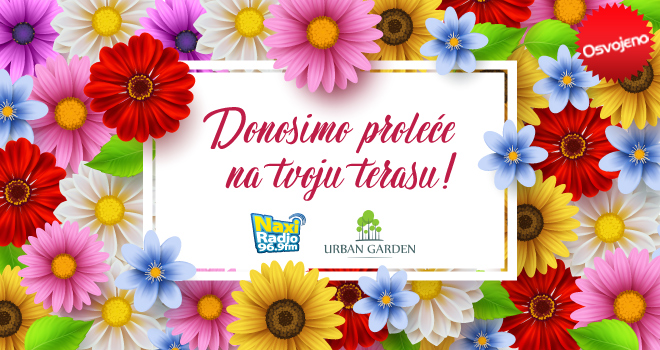 Donosimo proleće na tvoju terasu