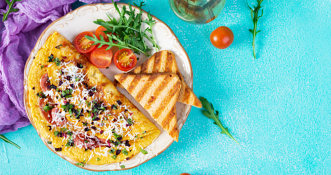 Omlet sa pršutom
