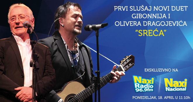 Ekskluzivna premijera dueta Olivera i Gibonnija na Naxi radiju