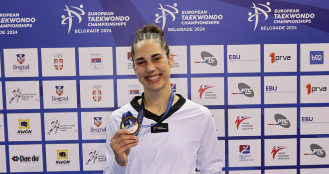 Aleksandra Perišić osvojila bronzanu medalju na Evropskom prvenstvu!