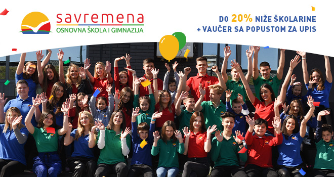 Savremena slavi rođendan i poklanja velike popuste za upis osnovaca i srednjoškolaca