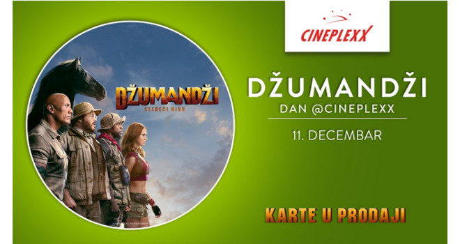 Džumandži dan u Cineplexx bioskopima