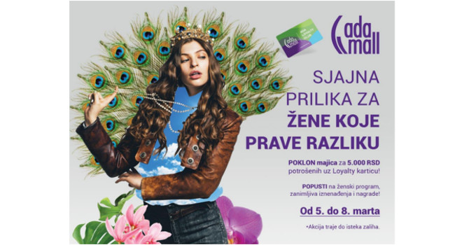 Slavimo žene koje prave razliku: Međunarodni praznik žena u Ada Mall-u