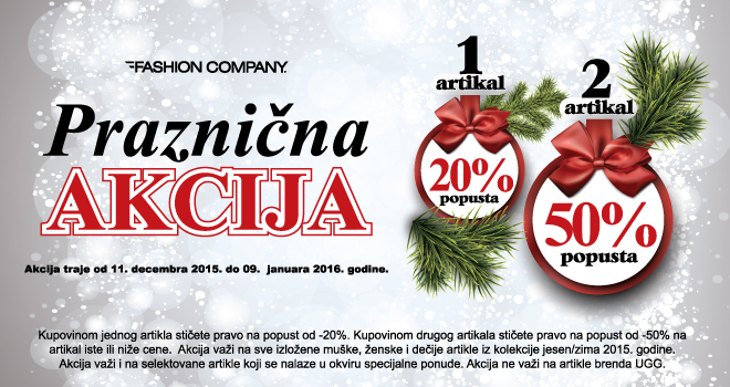 I artikal -20%, II artikal -50%