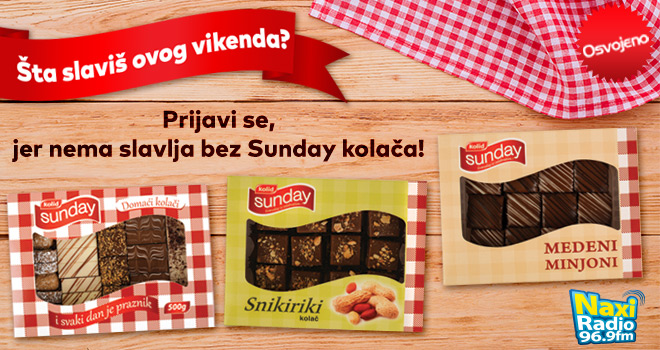 Osvoji Sunday kolače