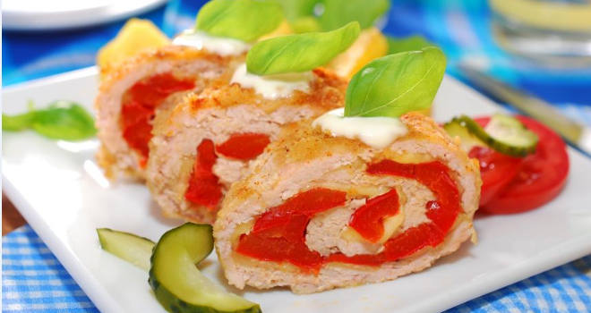 Rolat od slanine i paprike