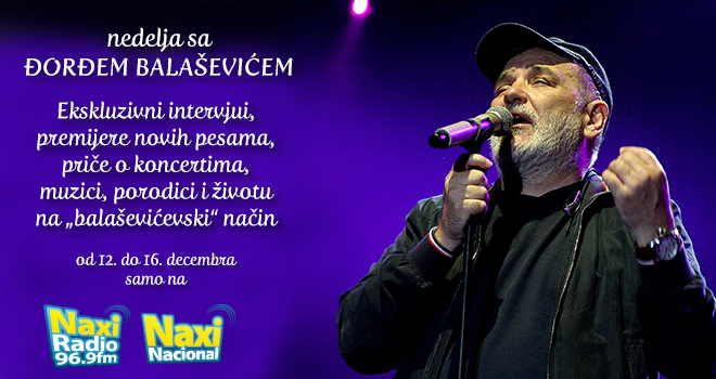 Nedelja sa Đorđem Balaševićem na Naxi radiju