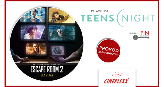 Escape Room: Bez izlaza u okviru Teens Night u Cineplexx bioskopima