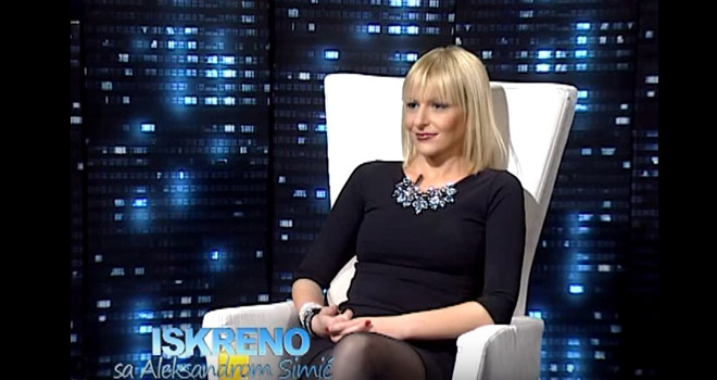 Kaliopi u emisiji Iskreno sa Aleksandrom Simić