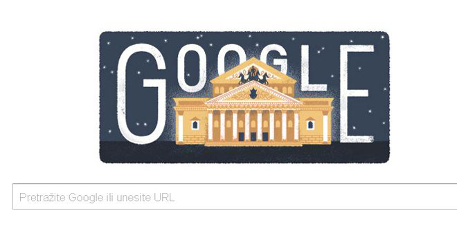 Google u znaku Boljšoj teatra
