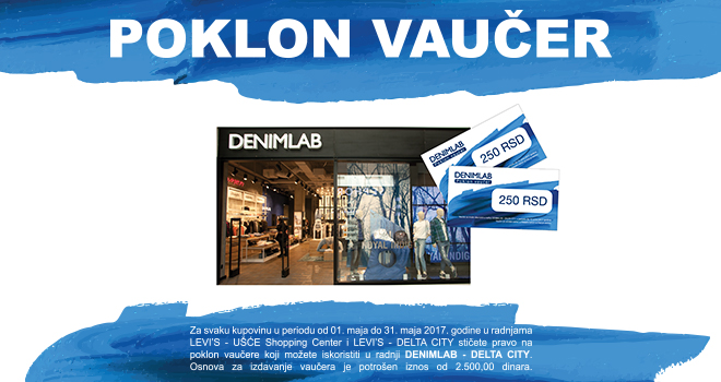 Poklon vaučer Denim Lab-a